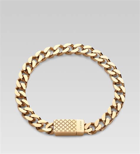 gucci bracelet men's gold|real gold gucci bracelet.